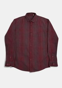 CROCODILE 🐊 Maroon Checkered Casual Shirt