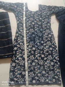 Floral Print Salwar Kameez With Dupatta