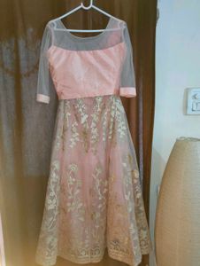 NEW Elegant Pink &amp; Gold Lehenga Choli
