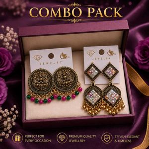Combo Pack: Indian Ethnic Earrings