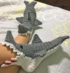 Crocheted Shark theam Leg Warmers