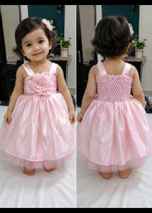 Beautiful Pink Baby Girl Dress
