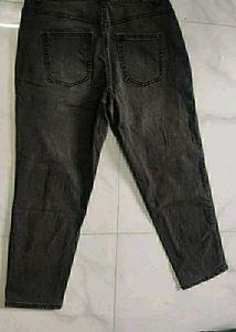 Classic Grey Denim Jeans