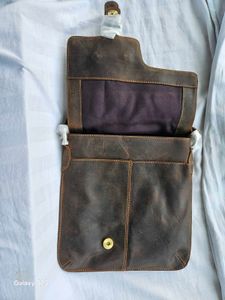 Brown Leather Crossbody Bag