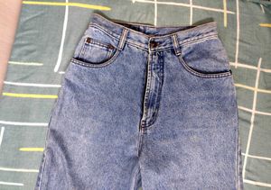 High-Waisted Wide-Leg Jeans