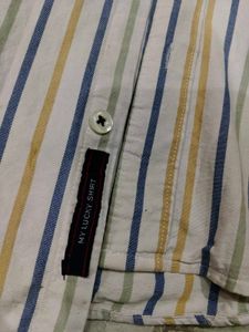 Classic Striped Button-Down Shirt