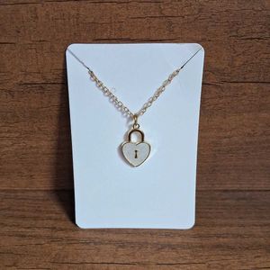 🤍 | Heart Padlock Necklace