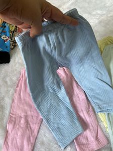 Pack of 5 Baby Girls Thermal pants for winter