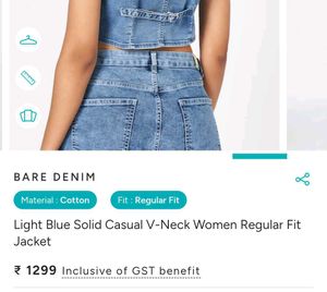 ⋆. 𐙚 ̊ Chic Bare Denim Vest ! ﹒  ◡◡