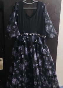Ethnic Organza Gown - Fixed Price