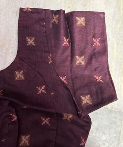 Beautiful Maroon Embroidered Saree