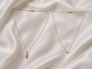 Elegant Gold Diamond Pendant Necklace