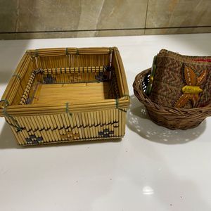 Crafted Wall Hanging , Baskets