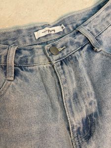 Light Wash Denim Shorts
