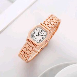 Rose Gold Fossil Watch