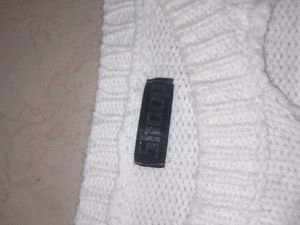 Distressed Varsity Knit Sweater