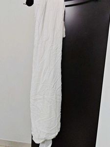 Plain White Cotton Dupatta