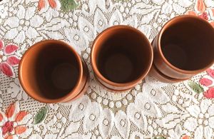 Set of 6 Terracotta Brown kulhad
