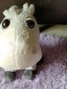 Cute Grey Donkey Plush Toy