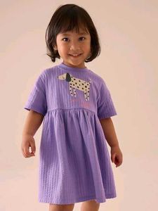 💜Cute Purple Dog Dress for Girls