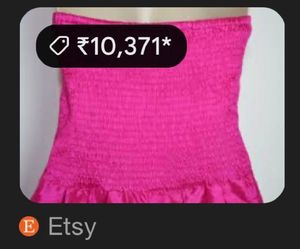 girly cute pinkish purple tube top
