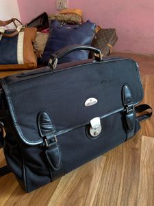 Samsonite Classic Ballistic Nylon &amp; Leather Briefc