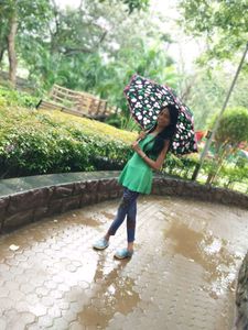 Beautiful Green Colour polka dot top/ Trendy top