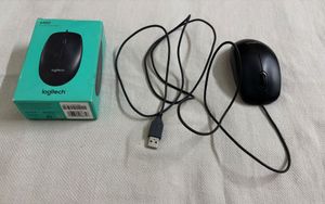 Logitech Wired USB Mouse- Black