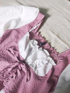 Corset Puff Sleeve Bustier Cute Top