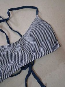 Striped Bikini Top