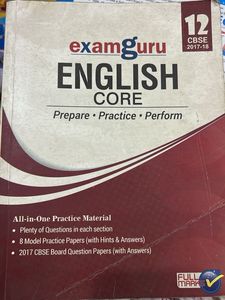 ExamGuru English Core Class 12 Book