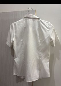 blue and white fitted shirts combo
