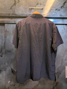 Men's Navy Blue Chinese Scripted Shirt!