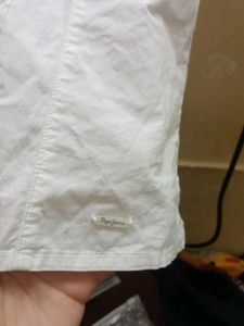 White Short Sleeve Blouse