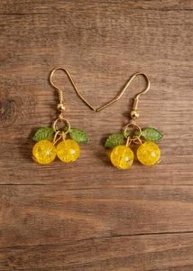 4 pairs of Cherry Dangle Earrings