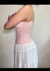 Pink Lace Cami Top