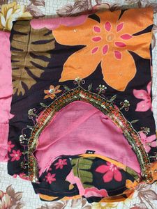 unused Stylish Floral Print Kurta Set
