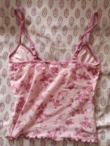 Glassons Pink Lace Trim Cami Top