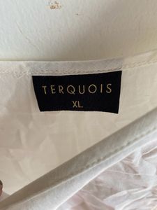 Terquiose White Kurtha For Women