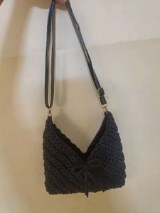 Chic Crochet Sling Bag