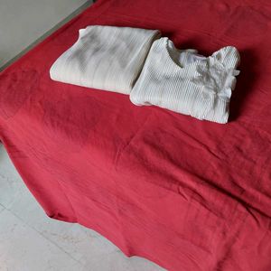 Pleated Palazzo Pants &amp; Top Set