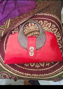 mochi Red Fashion Handbag