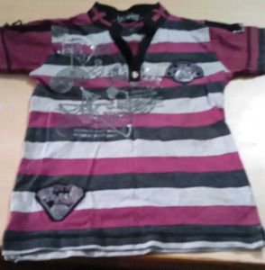 Striped Graphic T-Shirt