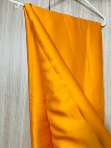 Mango Yellow Silk Saree
