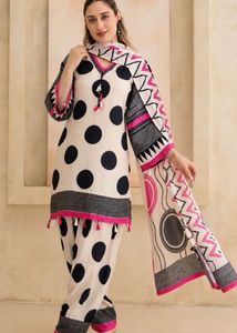 Polka Dotted Farshi Salwar Suit set