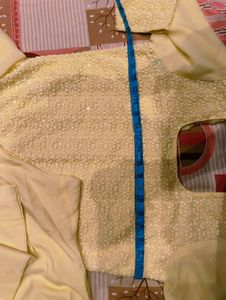 Chickenkari Elegant Yellow kurta set