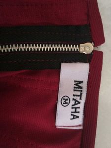 Stylish Red Corset Top