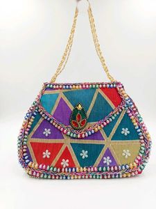 Boho Beaded bridal Clutch ✨