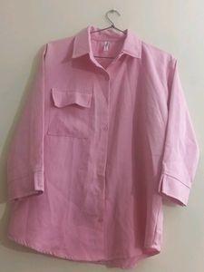 Pink Button-Down Shirt