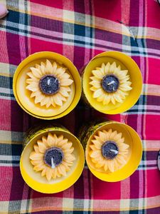 Sunflower Scented Candles Set